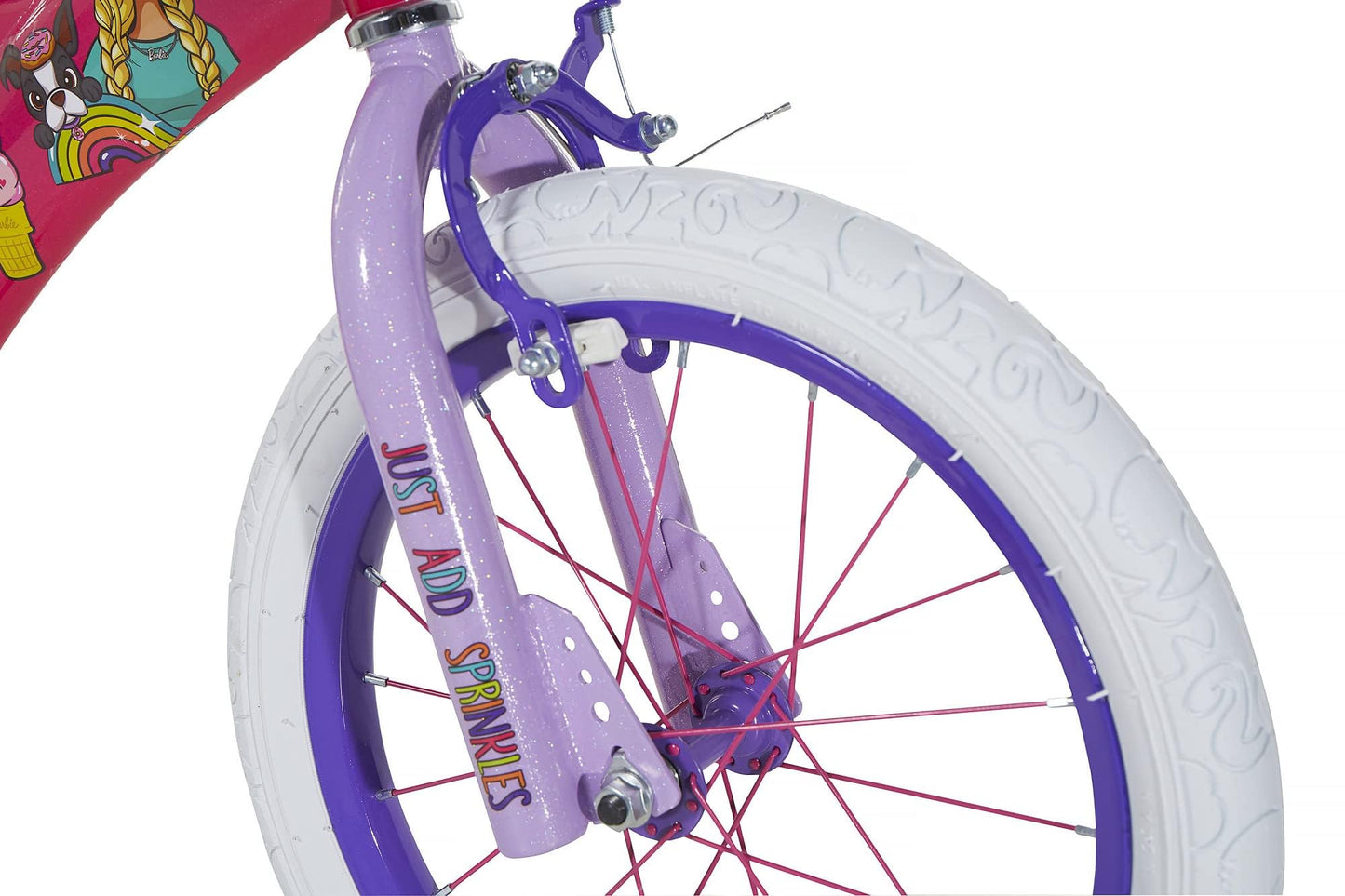 Dynacraft Barbie Sweets 16" Bike, Girls Ages 4-8 Years