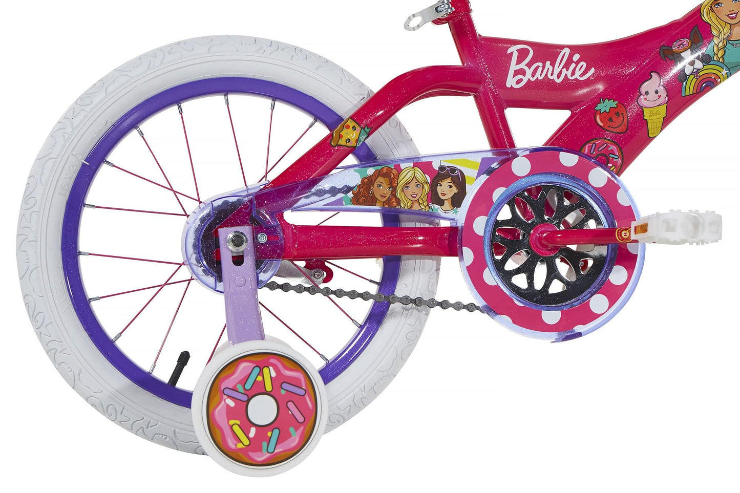 Dynacraft Barbie Sweets 16" Bike, Girls Ages 4-8 Years